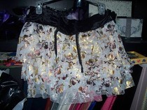 Lolita Tiered Skully Skirt
