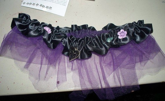 Gathered Tulle Garter