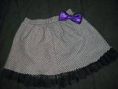 Houndstooth&Bow Skirt