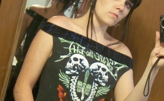 Escape The Fate T Shirt Off The Shoulder Reconstruction 