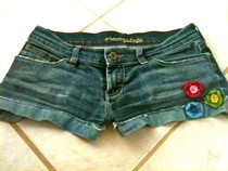 Pants To Shorts Refashion