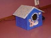 Decoupage Bird House