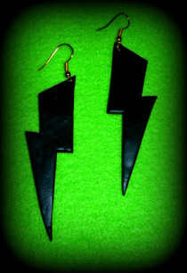 Fimo Lightning Bolt Earrings