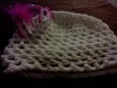 May Challenge 6: Pink Butterflys White Beanie
