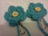 May Challenge Project 7: Blue Daisy Earrings 
