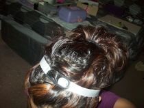 Ribbon And Button Headband