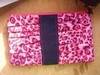 Pink Leopard Gathered Clutch 