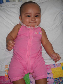 Re Purposed Baby Romper