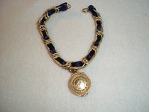 Ribbon And Chain Bracelet