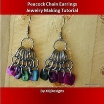 Peacock Chain Earrings