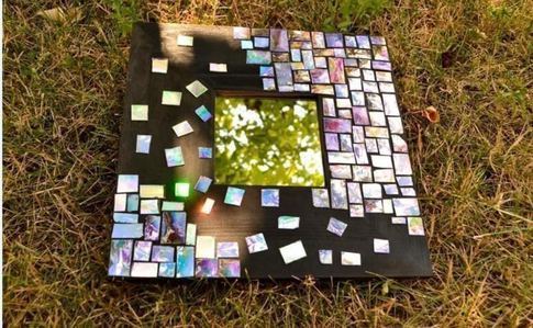Mosaic Cd Mirror
