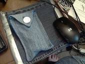 Denim Sunglasses Case