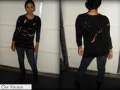 Diy Designer Balmain Safety Pin Top