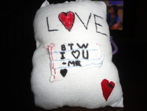Cutesy Pillow (: