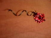 Duct Tape Rose Hair Clip