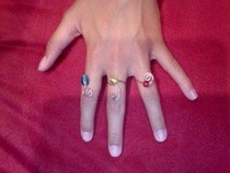 Easy Wire And Bead Ring