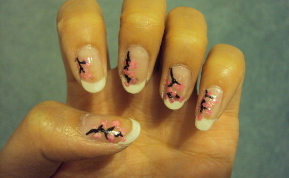 Cherry Blossom Manicure :)