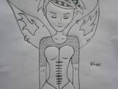 Punky Faerie Drawing