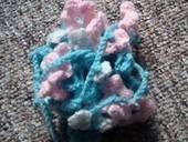 Crocheted Flower Garland