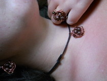 Wire Bird's Nest Jewelry Set