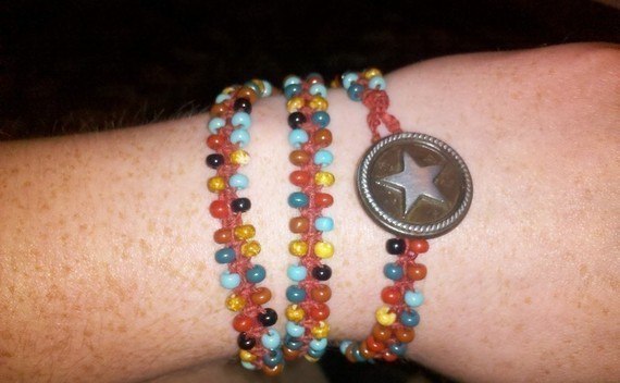 Southwest Inspired Wrap Bracelet