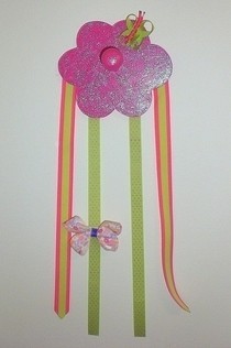 Hair Clip And Ribbon Holder