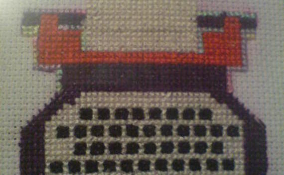 Cross Stitch Typewriter