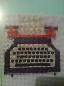 Cross Stitch Typewriter
