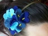 Felt Hydrangea Headband