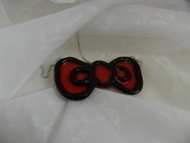 Clay Hello Kitty Bow Necklace