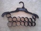 Scarf Hanger From Toilet Paper Rolls 