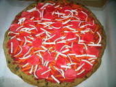 Cookie Pizza Fondant Pie