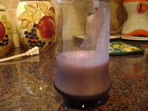 Black Raspberry Chocolate Milkshake