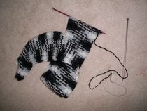 Ribbed Zebra Scarf
