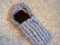 Loom Knit Cell Phone Holder
