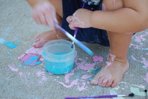 Sidwalk Chalk "Paint"