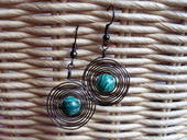 Spiral Bead Earings :) 
