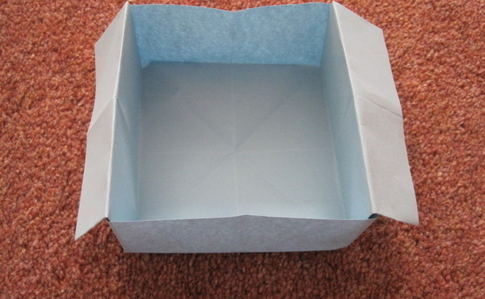 Quick Origami Disposable Trash Box