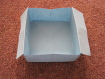 Quick Origami Disposable Trash Box