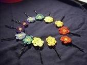 Rainbow Hair Clips