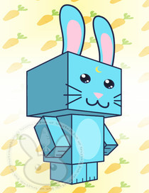 Moon Bunny Cubee