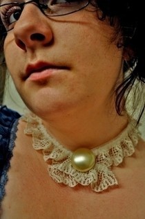 Last Minute Lace/Ribbon Collar