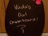 Owl Chalkboard 