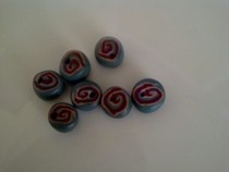 Swirly Fimo Beads