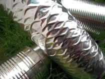 Faux Stainless Steel Vase