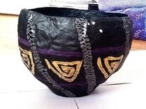 Paper Mache Bowl