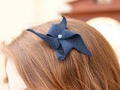 Cute Fabric Pinwheel