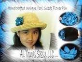 Suede Hair/Hat Pin