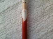 Santa Pencil Ornaments