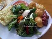 Toasted Ravioli And Salad